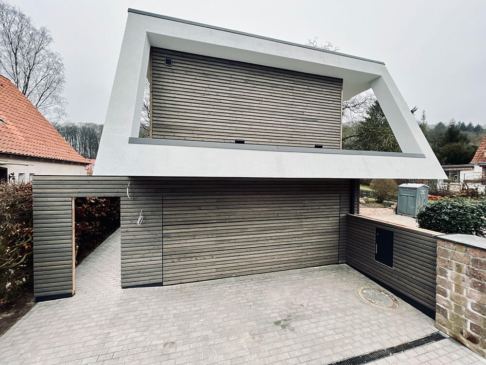 Fassade-Holz-Garage-Neubau-Bad-Bederkesa-Wingst-D-Tiedemann-GmbH